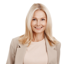 female dressed in professional attire